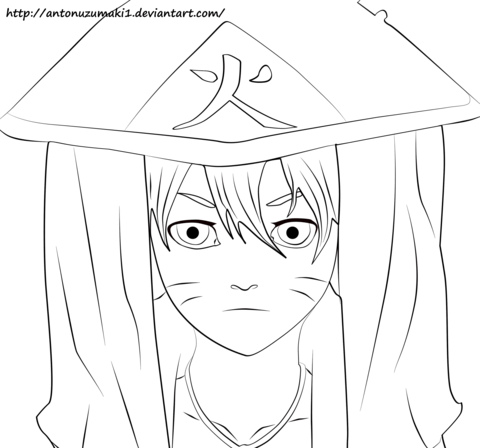 Boruto Hokage Coloring Page